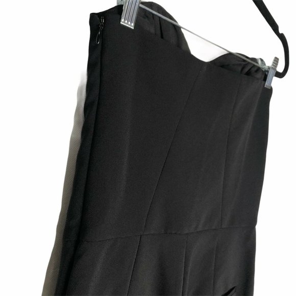 Veronica Beard Scuba Bustier Jumpsuit Strapless 2 - Picture 6 of 9